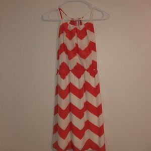 Chevron flowy dress